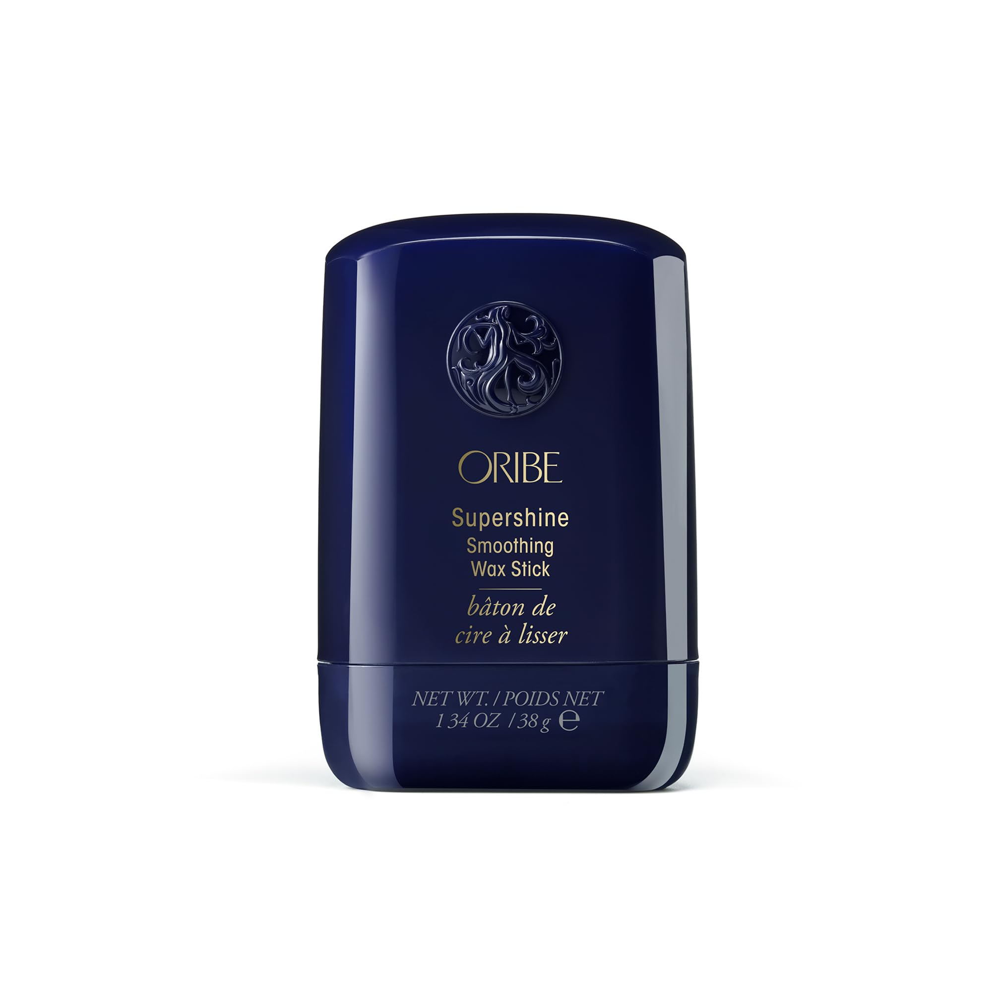 Oribe barra Supershine frontal mostrando diseño y beneficio de control