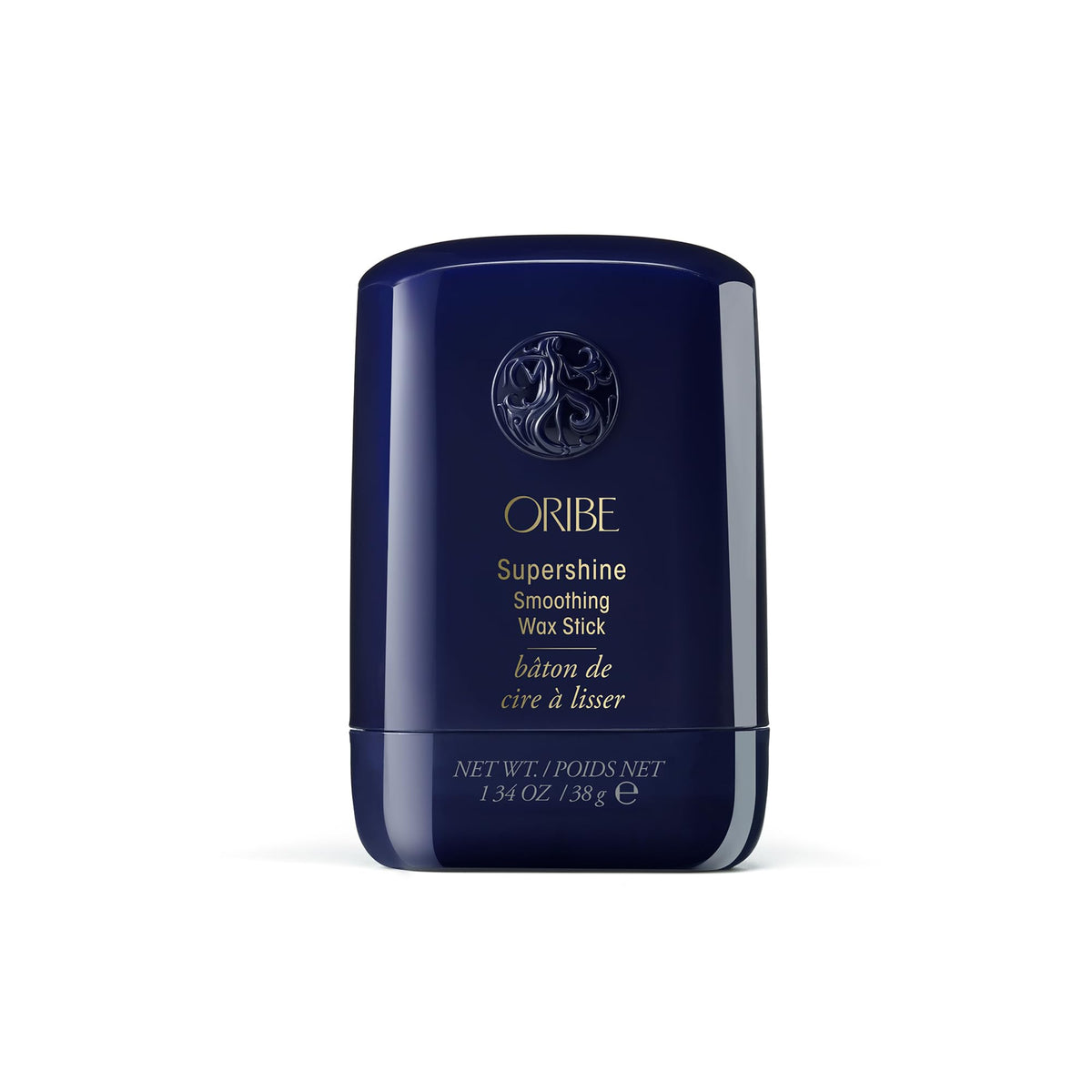 Oribe barra Supershine frontal mostrando diseño y beneficio de control