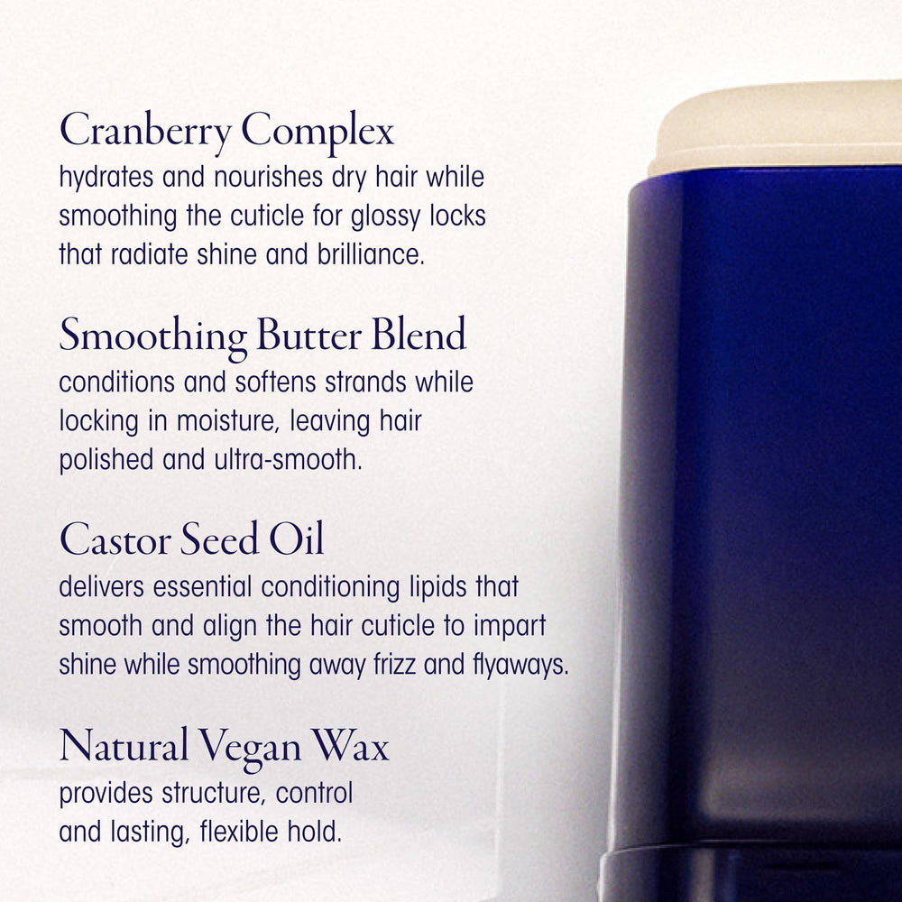 Oribe Supershine con aceite de semilla de ricino ilustrando nutrición