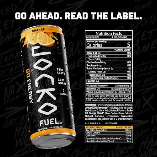 Origin Jocko Fuel GO pack de 12 latas ideal para reposición rápida