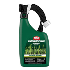 Ortho front packaging ready-to-spray bottle showing product benefit of easy hose mixing
