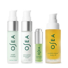 OSEA detalle textura del Hyaluronic Sea Serum mostrando hidratación concentrada
