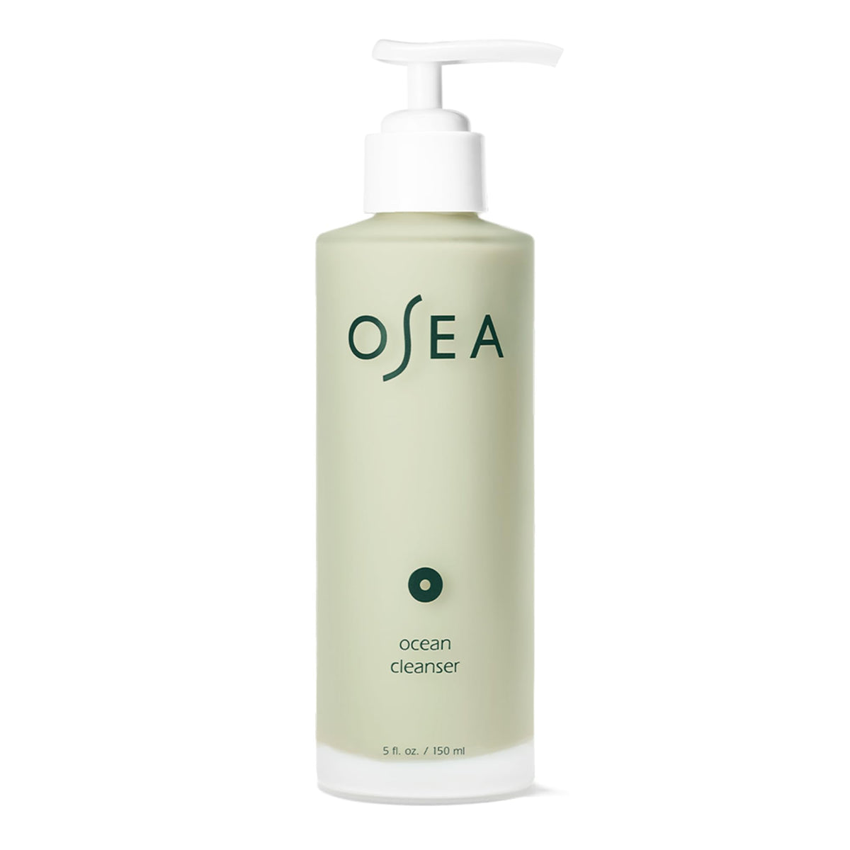 OSEA Ocean Cleanser frente del envase mostrando diseño y tamaño