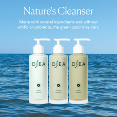 OSEA Ocean Cleanser ingredientes con algas, beneficio mineralizante