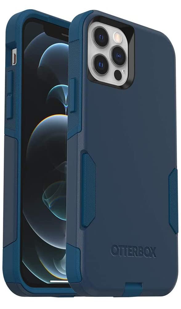 OtterBox vista frontal de la funda azul con ajuste preciso y protección