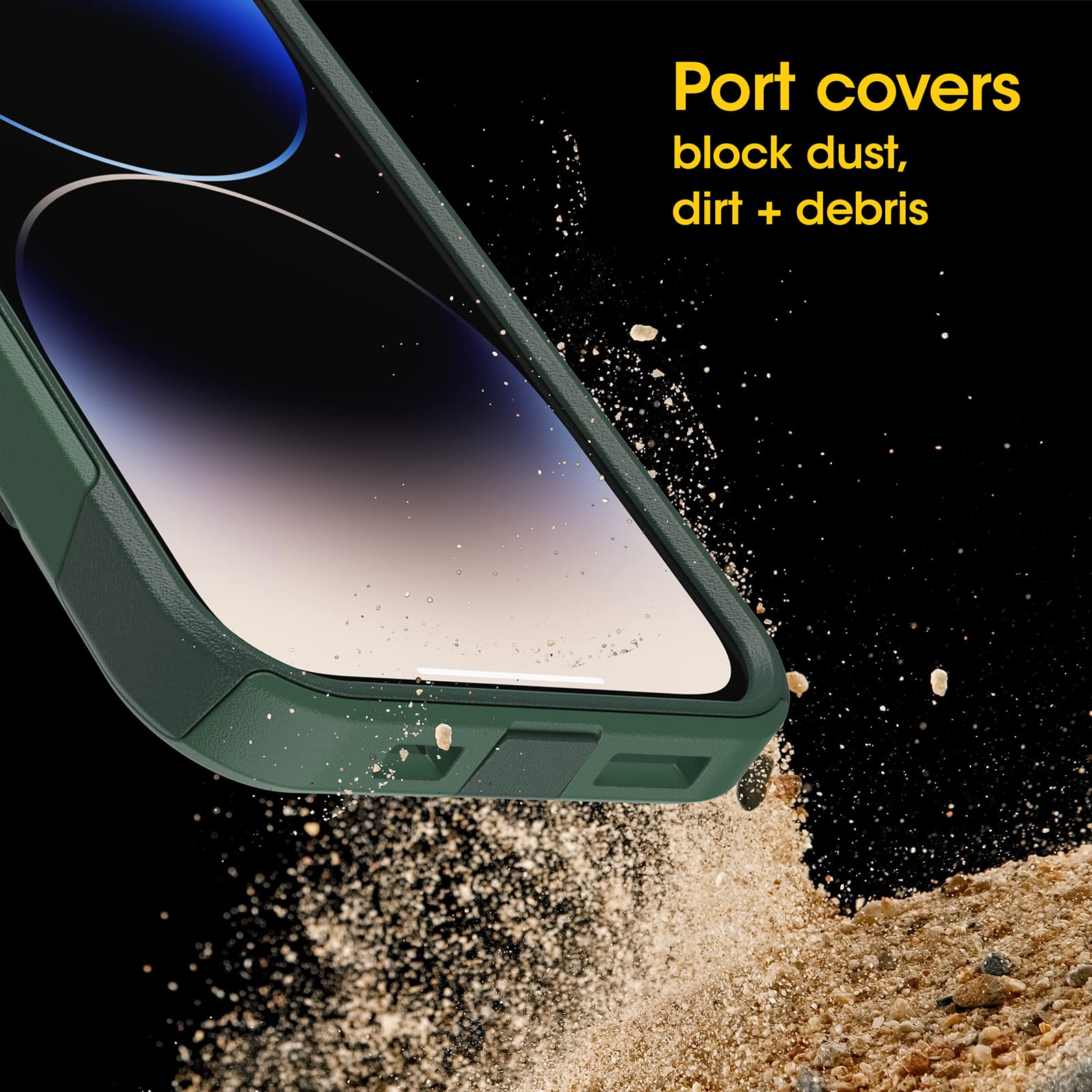 OtterBox Commuter en bolsillo, perfil compacto y fácil transporte