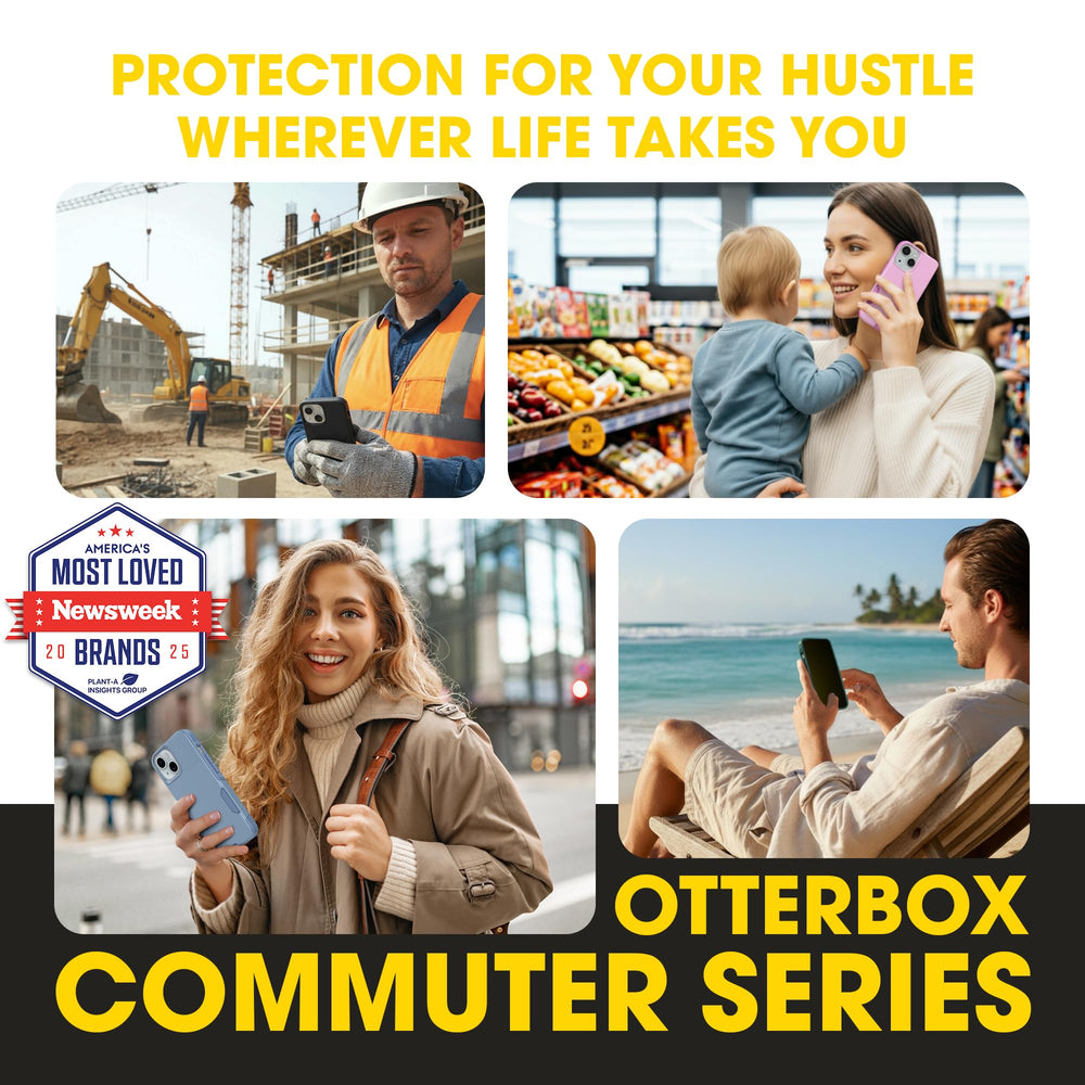 OtterBox Commuter MagSafe tactile button texture for better grip benefit