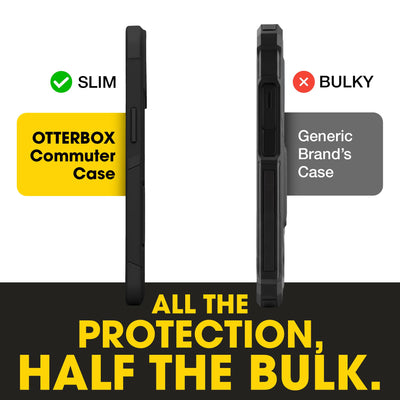 OtterBox Commuter MagSafe held in hand to show size and pocket-friendly benefit