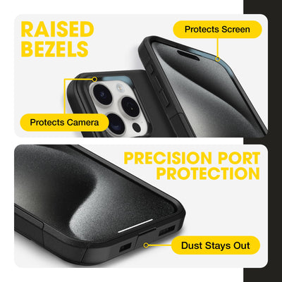OtterBox side view showing precise buttons for responsive tactile control