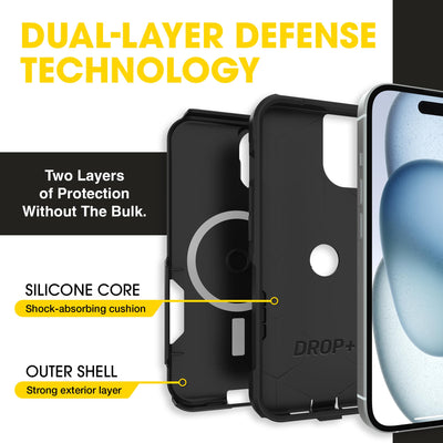 OtterBox Commuter MagSafe side profile showing thin fit benefit