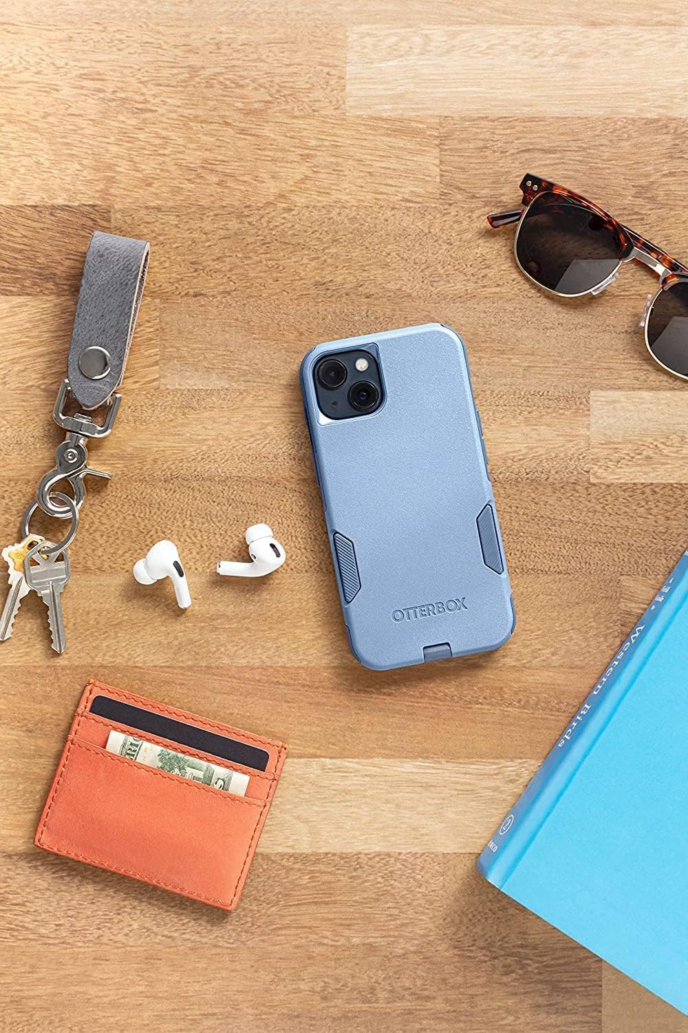 OtterBox detalle de textura del borde para mejor agarre
