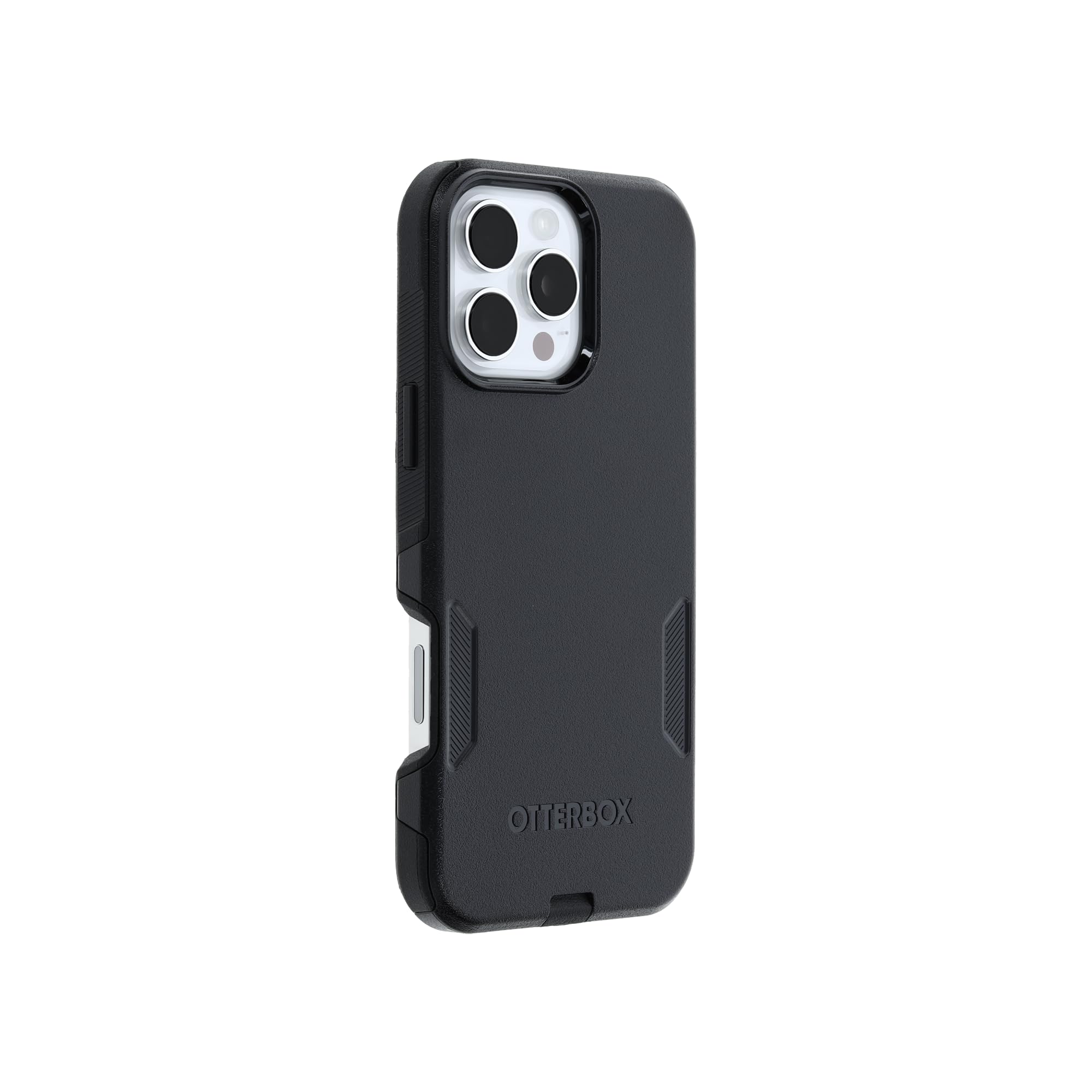 OtterBox funda Commuter conectada a cargador MagSafe mostrando compatibilidad rápida