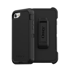 OtterBox vista frontal de la funda negra mostrando cobertura completa y protección