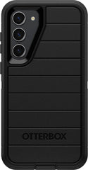 OtterBox Defender frontal mostrando ajuste perfecto y agarre cómodo para protección