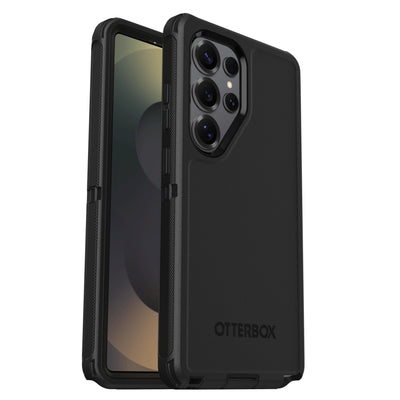 OtterBox Defender holster converted to kickstand for hands-free convenience