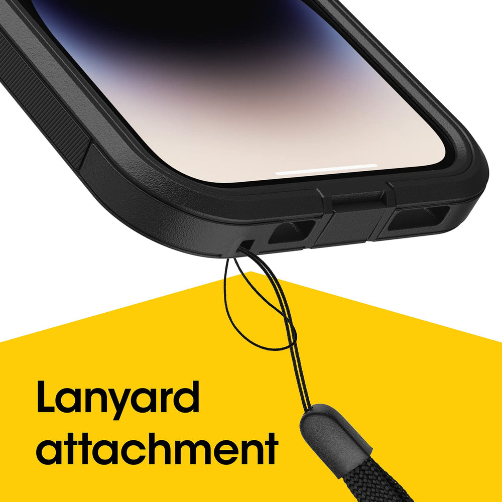 OtterBox Defender Series XT with MagSafe charger attached for convenient charging