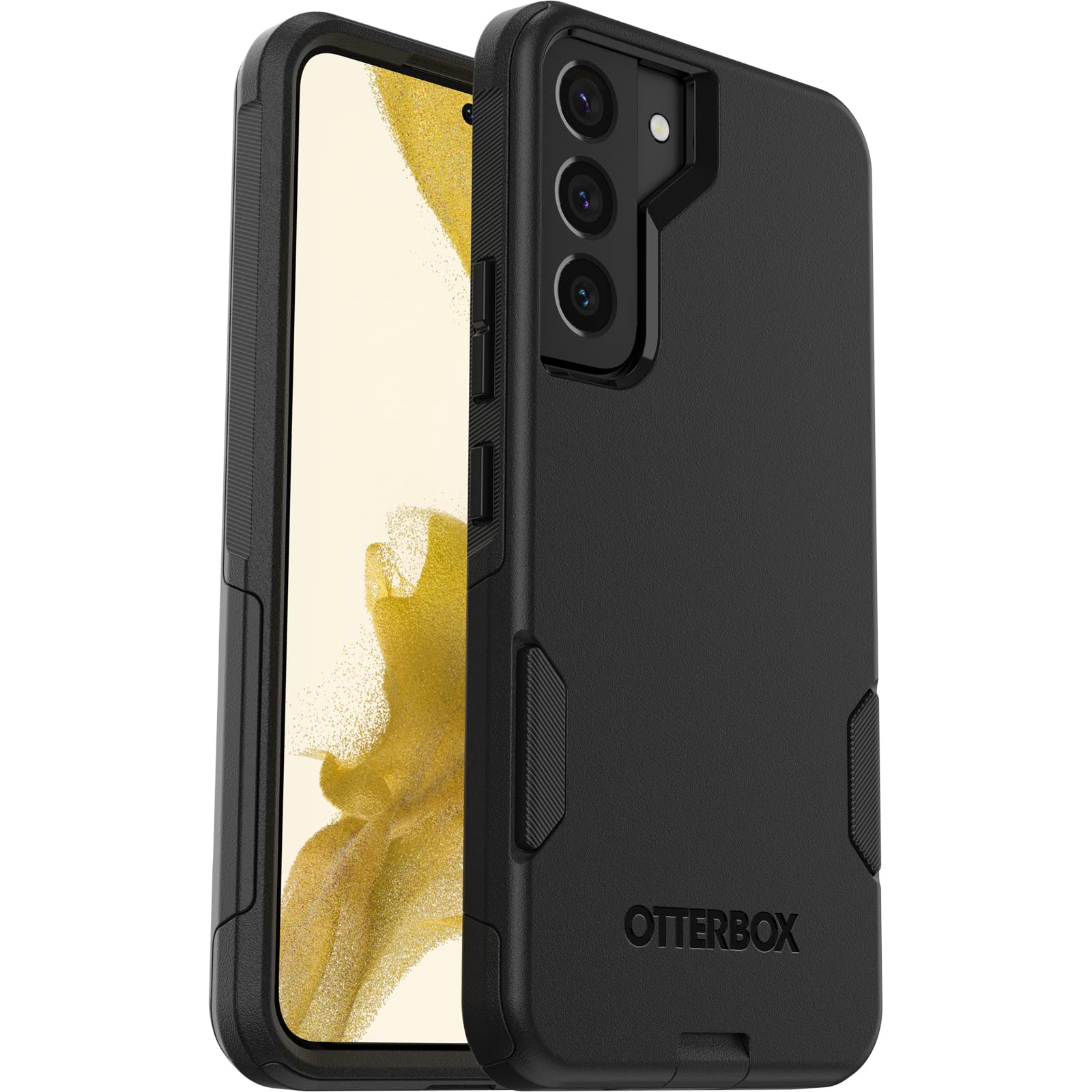 OtterBox vista frontal mostrando ajuste perfecto y protección delantera