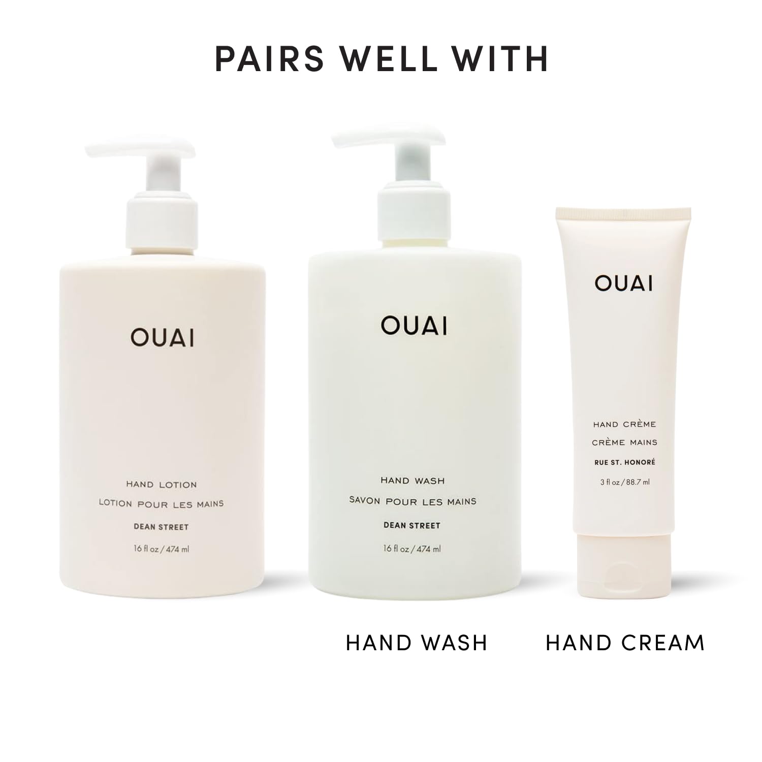 OUAI crema extendida en piel mostrando acabado no graso