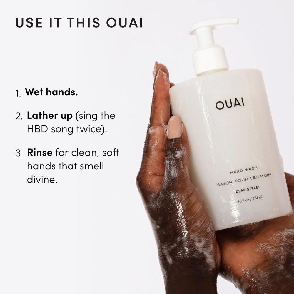 OUAI etiqueta con lista de ingredientes destacando ingredientes nutritivos