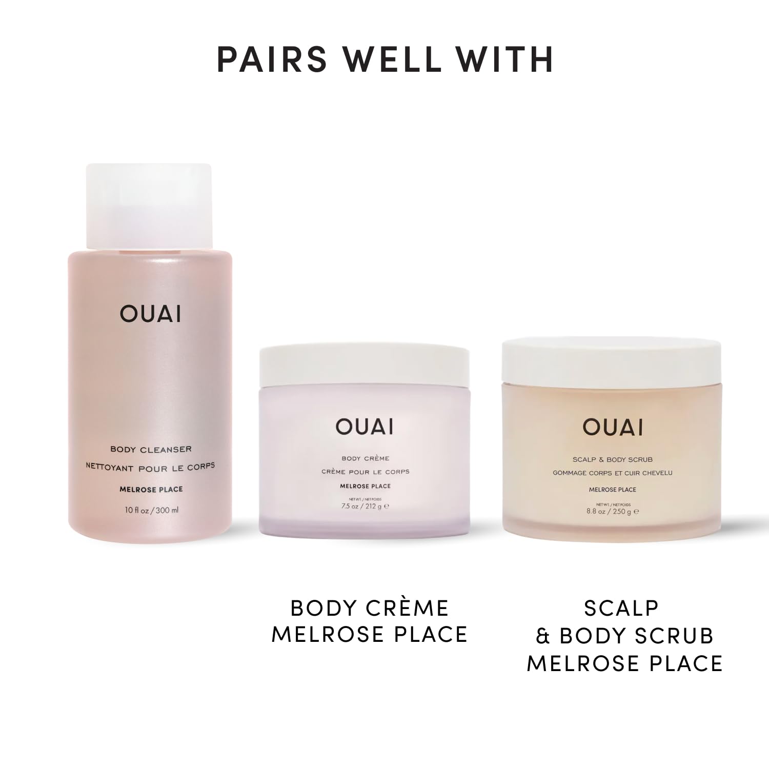 OUAI Melrose Place ambiente de baño estilo spa y experiencia aromática