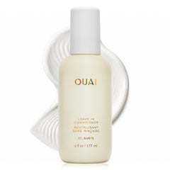 OUAI front packaging showing full-size bottle and St. Barts scent benefits