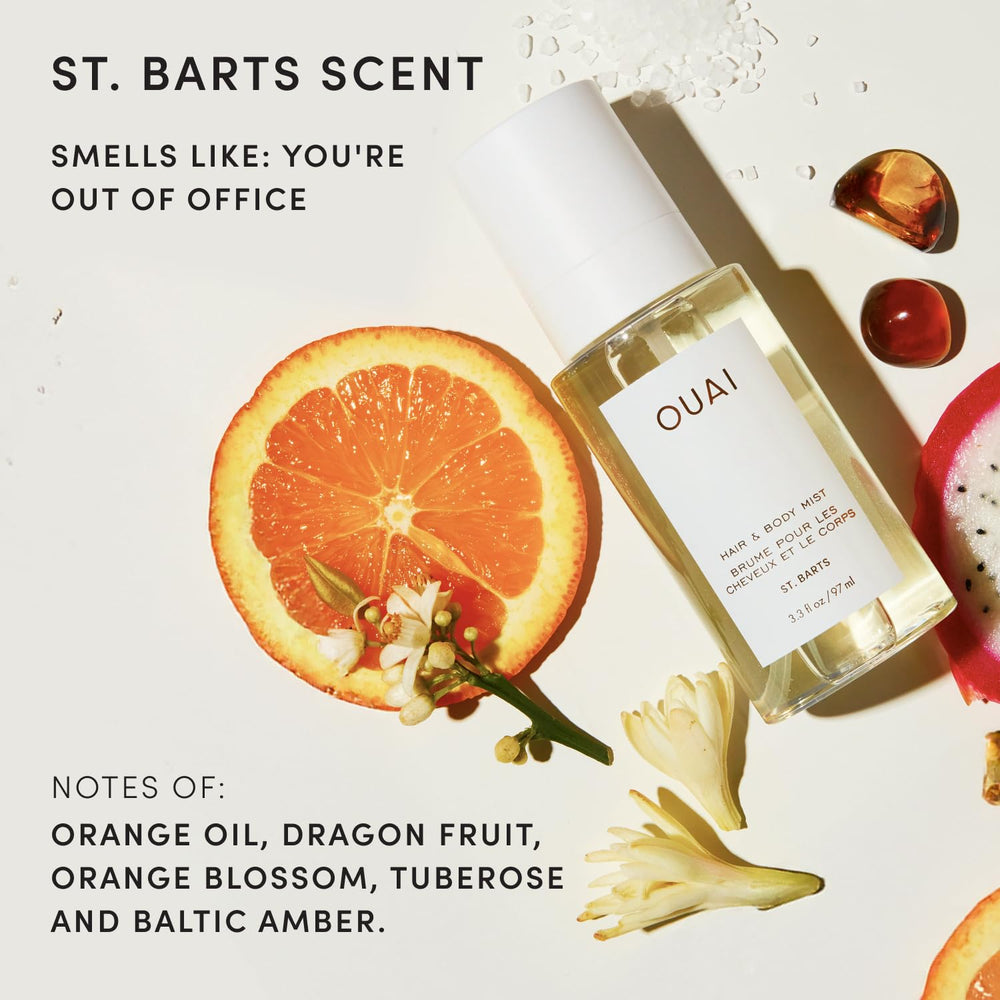 OUAI close-up spray mist dispersing for even lightweight coverage benefit