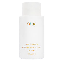OUAI botella frontal del gel corporal St. Barts mostrando diseño y tamaño práctico