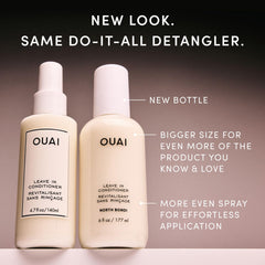 OUAI spray nozzle closeup illustrating easy mist application and control