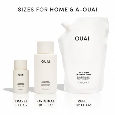 OUAI ingredients display avocado and shea highlighting deep moisture