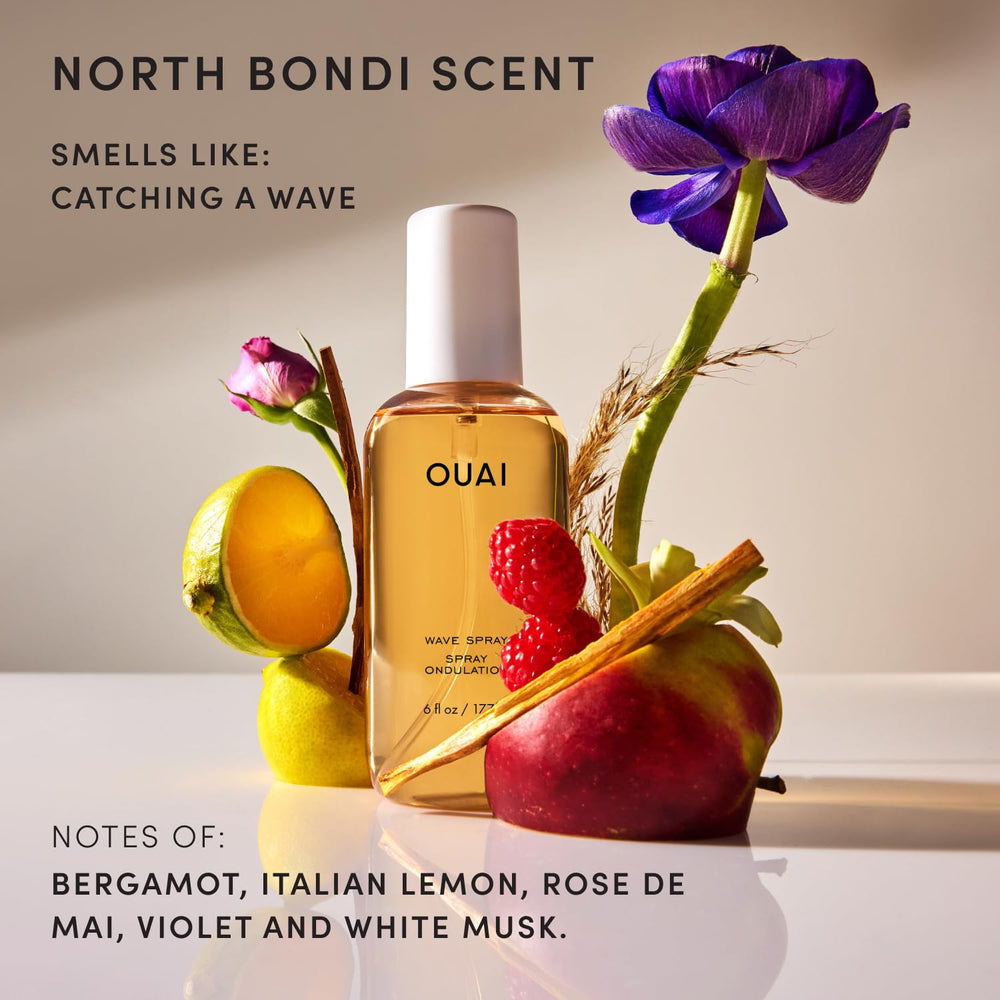 OUAI ingredientes: aceite de coco enfatizando brillo y suavidad