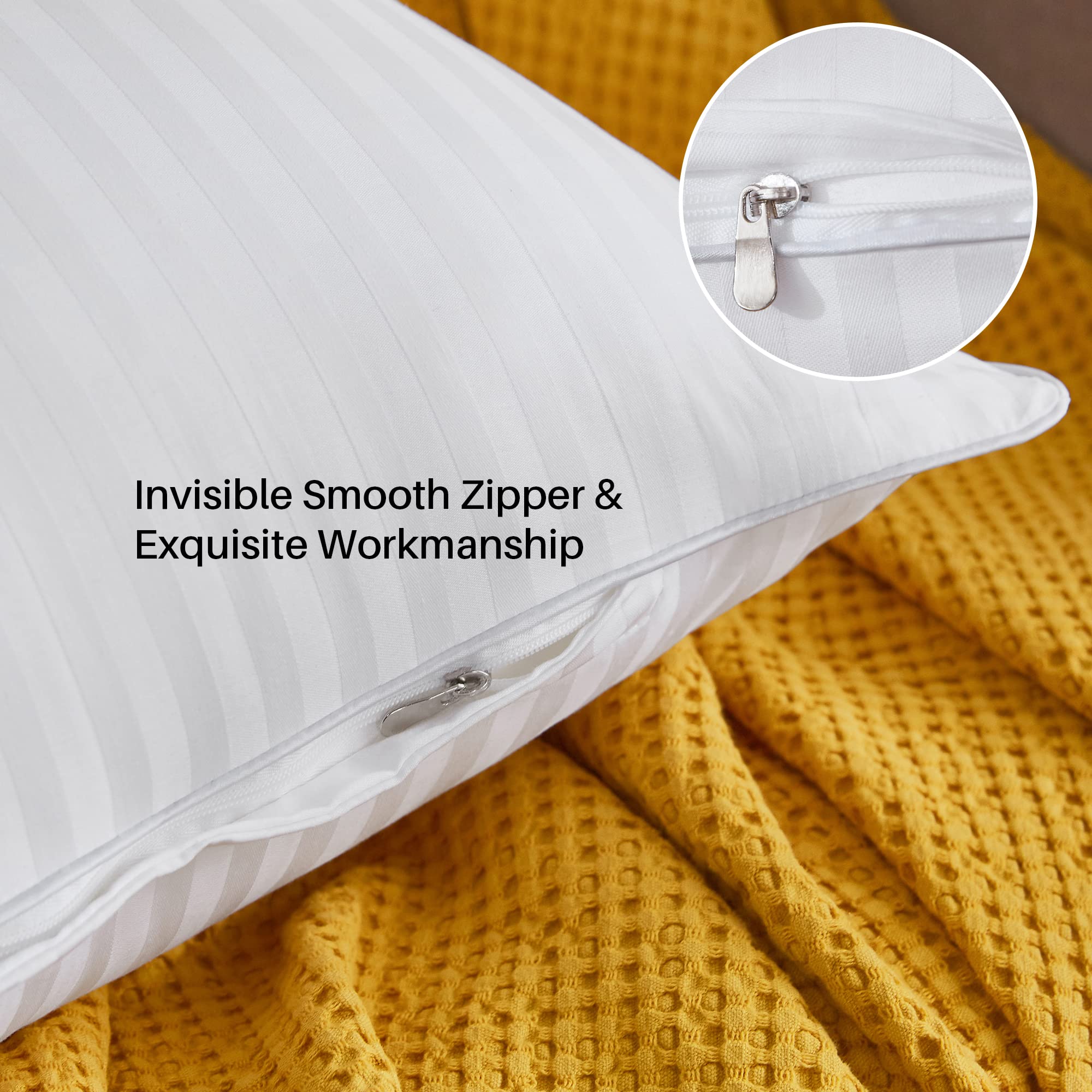 Oubonun inserts styled on a sofa showing aesthetic uplift and comfort benefit