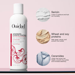 Ouidad gel texture close-up demonstrating lightweight, non-crunch feel
