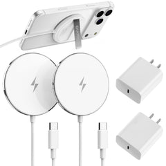 Ouotoo pad MagSafe frontal mostrando diseño compacto y carga rápida