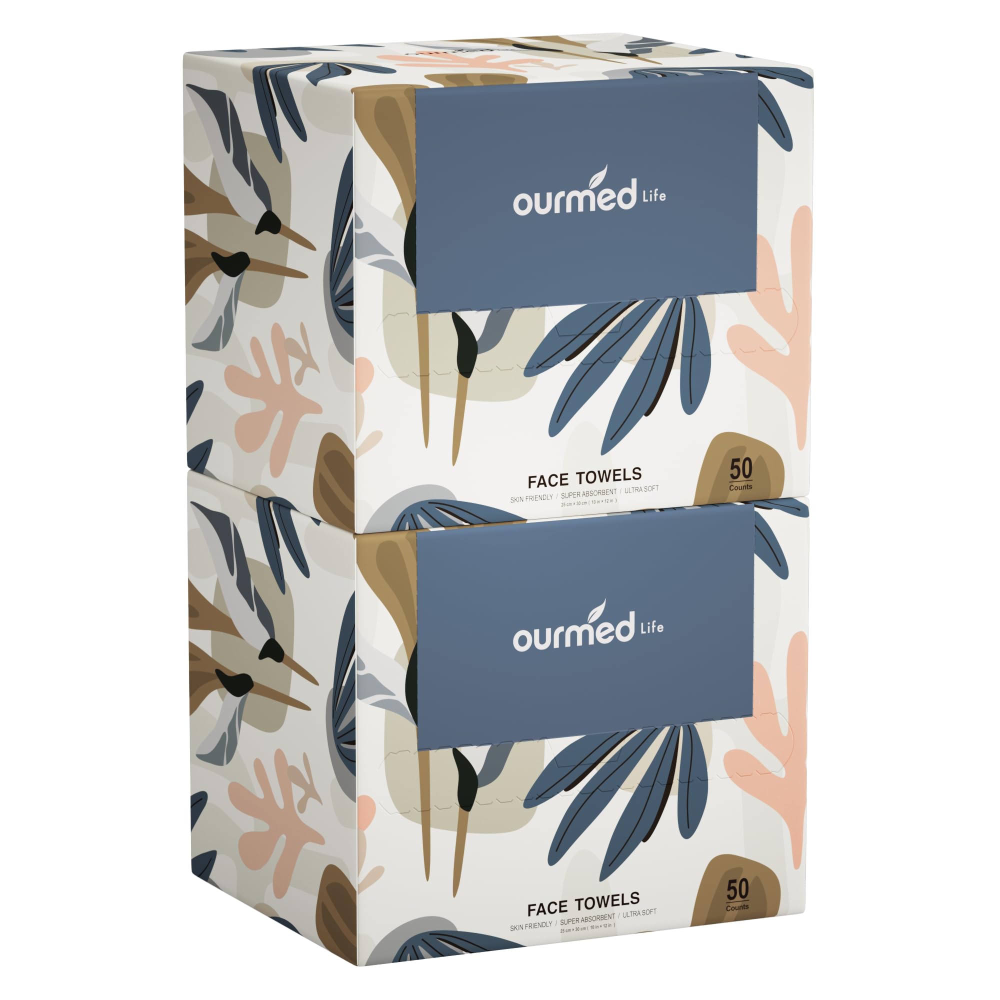Ourmed Life empaque frontal mostrando paquete de 100 unidades y beneficios