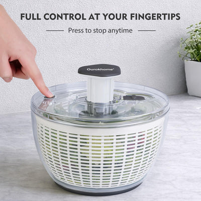 Ourokhome retractable handle stowed to show compact storage benefit