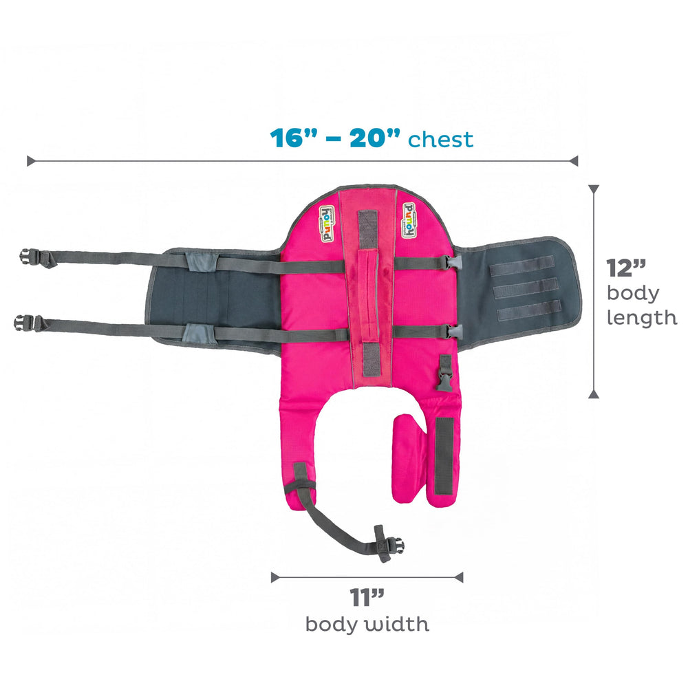 Outward Hound jacket on dog showing size and fit for accurate selection