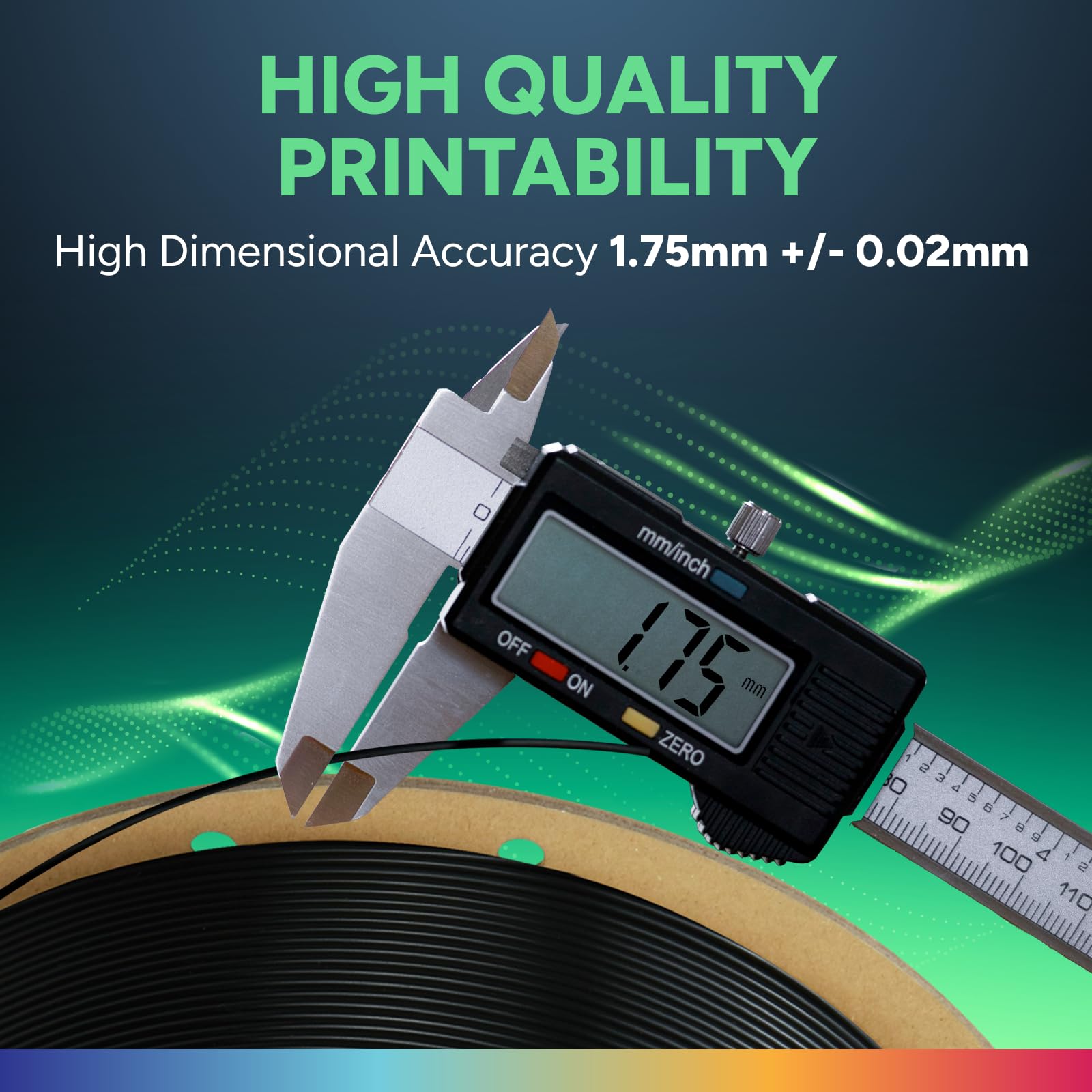 OVERTURE pieza impresa flexible demostrando elasticidad y resistencia