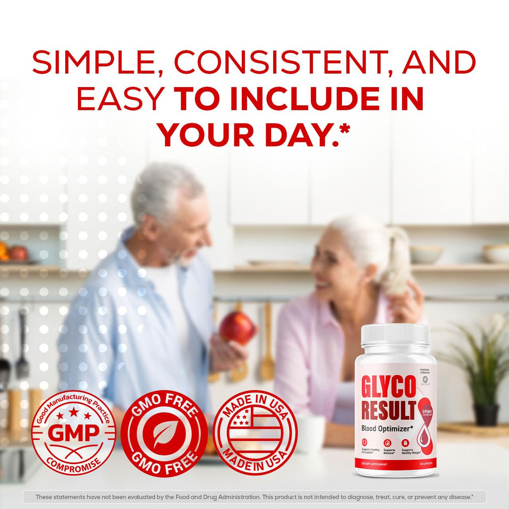 OVICIA Glyco Result en uso junto a un desayuno para rutina diaria