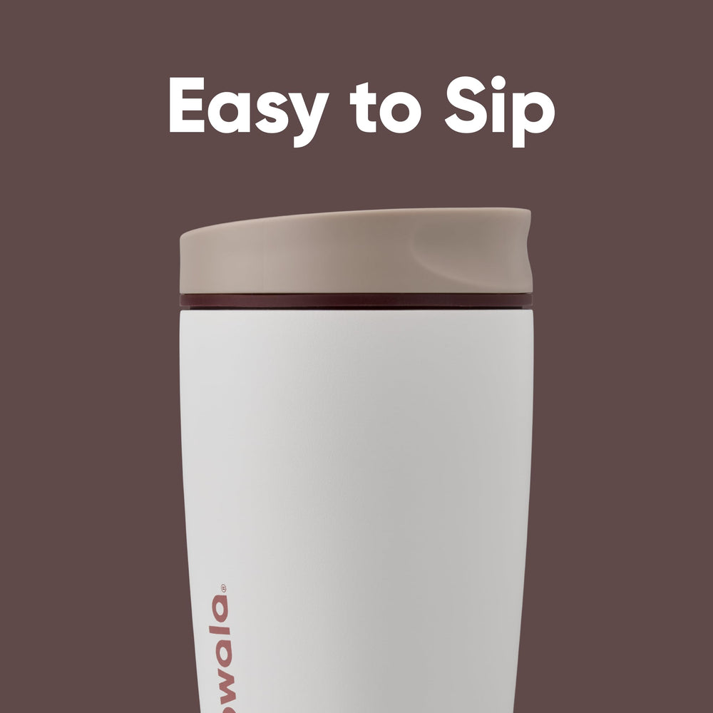 Owala detalle de la boquilla SmoothSip para un sorbo cómodo y sin salpicaduras