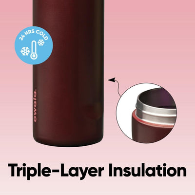Owala FreeSip base in cup holder showing cup-holder-friendly fit and stability