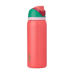 Owala FreeSip frontal Strawberry Fields mostrando diseño colorido y capacidad 32 oz