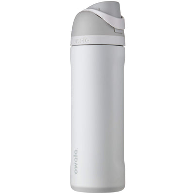 Owala FreeSip Shy Marshmallow front view showing bottle and color, ideal for daily hydration
