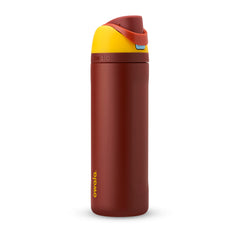 Owala Iron Man vista frontal mostrando la tapa FreeSip y el diseño práctico para beber