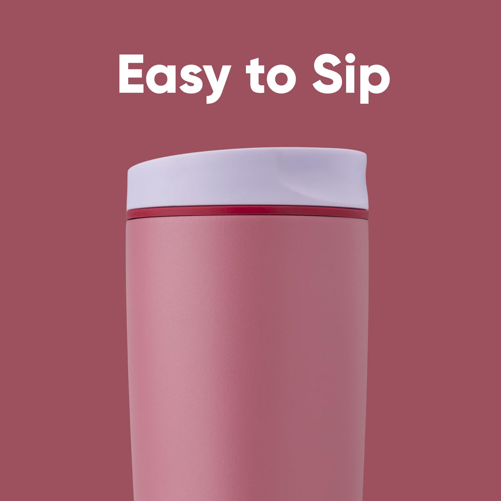 Owala detalle de la boquilla SmoothSip para sorbo cómodo y sin salpicaduras