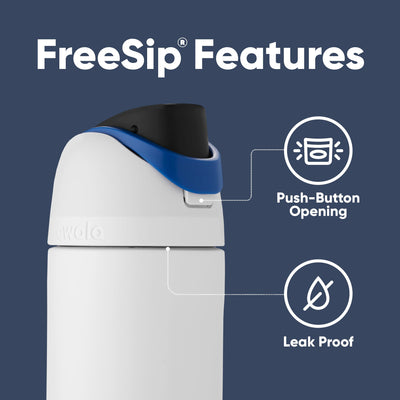 Owala Stormtrooper straw closeup showing built-in sip option for convenience