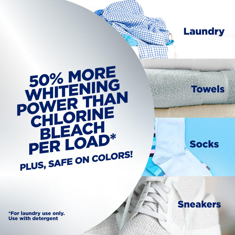 OxiClean cierre resellable que mantiene fresco el producto y evita derrames