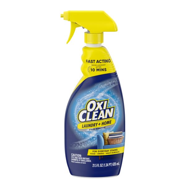OxiClean primer plano de la textura del líquido que penetra manchas