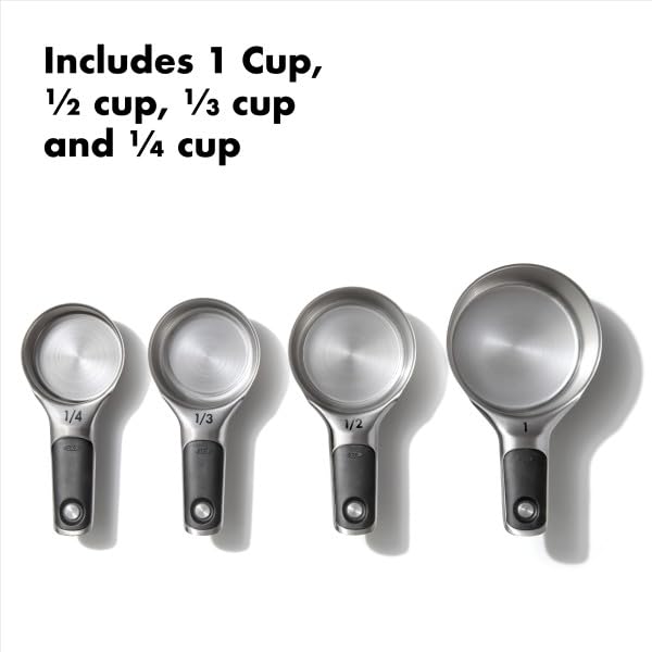 OXO primer plano del asa magnética, facilita separar una taza