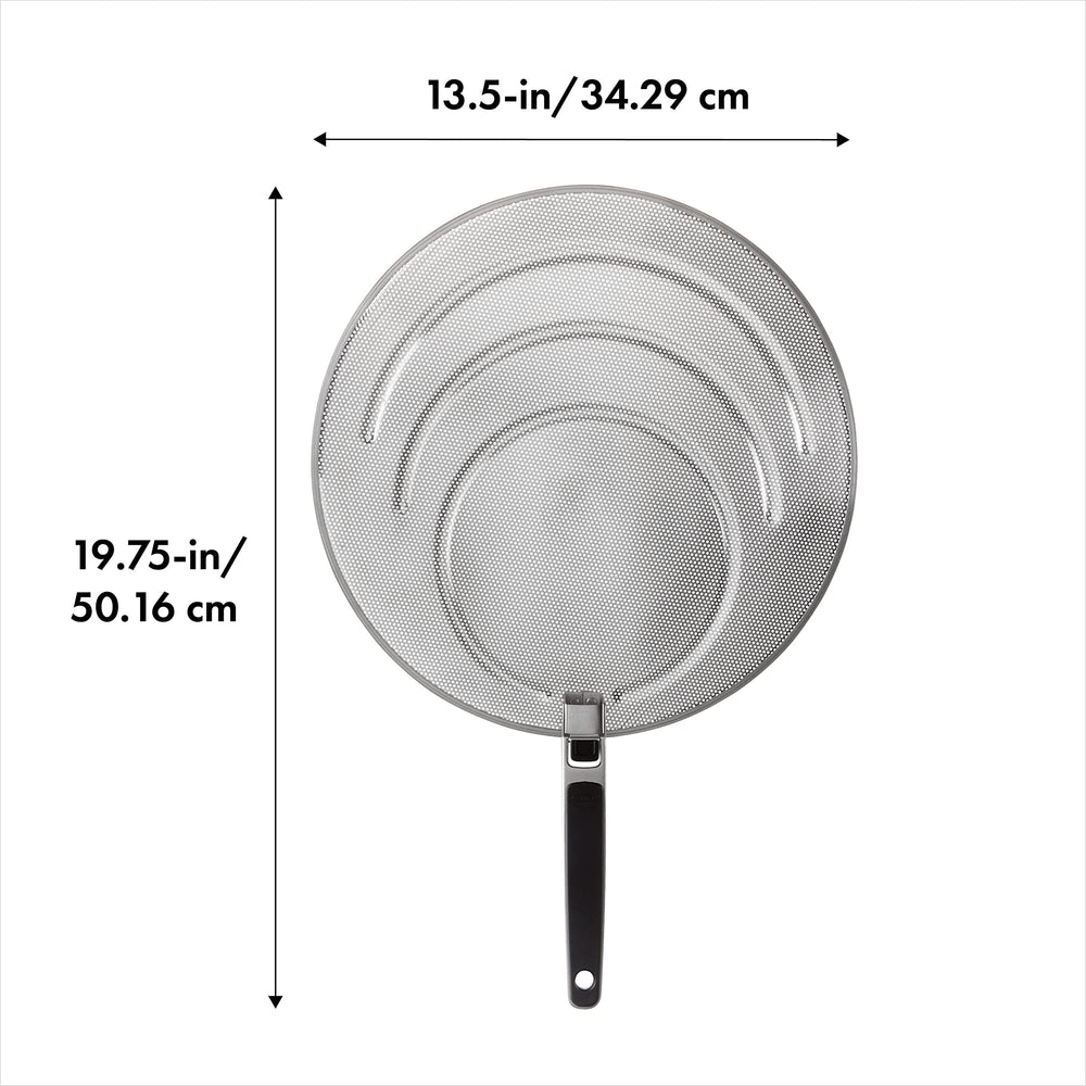 OXO detalle del mango plegable con agarre cómodo y bloqueo seguro