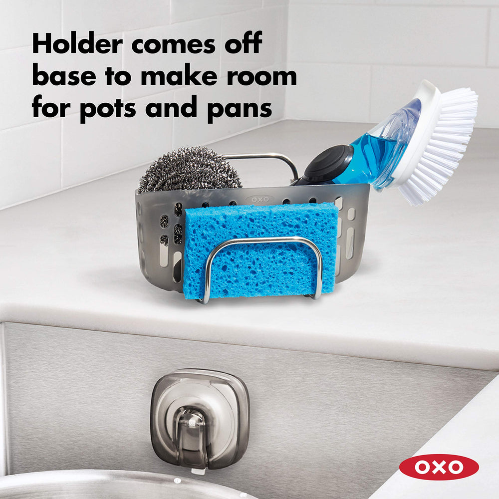 OXO detalle de ventosa con palanca StrongHold para fijación segura